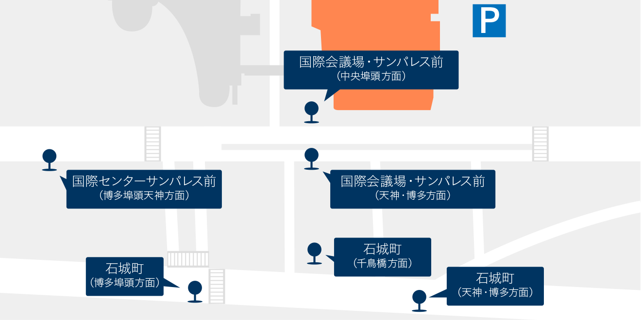 福岡国際会議場周辺MAP